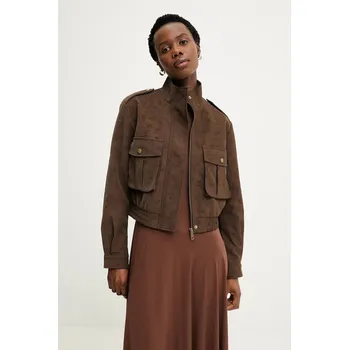 Pánská softshellová bunda Bunda Answear.LAB 8808.FLK hnědá 89X, vel. S