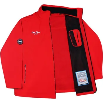 Moto bunda 10XL VELKÁ SOFTSHELLOVÁ BUNDA S MEMBRÁNA ČERVENÁ BIG OLD STAR