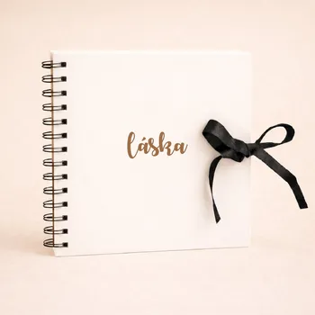 Fotoalbum Fotoalbum s gravírováním LÁSKA, bílé