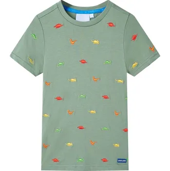 Dětské tričko s krátkým rukávem khaki 104 - 8721012013360