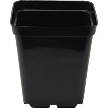 Květináč Growmarket Květináč plastový 11x11x12 cm - 1 l, sada 100 ks