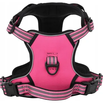 Postroj pro psa Postroj pro psa, nastavitelný, růžový, XL