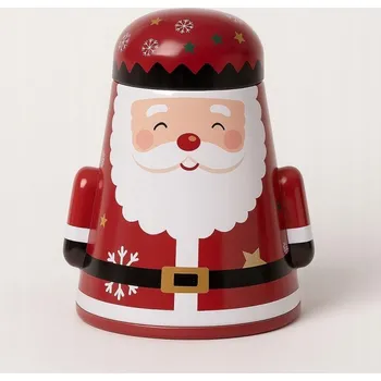 Dóza na potraviny PLECHOVÁ DÓZA NA CUKROVÍ - VZOR MIKULÁŠ