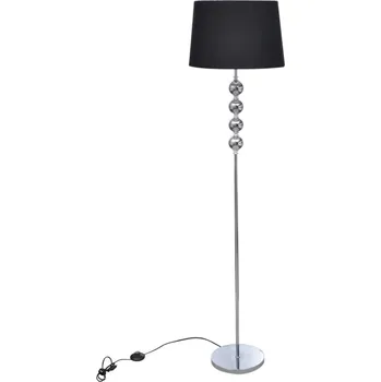 Stojací lampa Stojací lampa s vysokým stojanem se 4 ozdobnými kuličkami, černá - 8718475864806