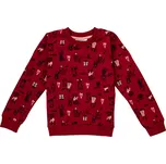 Dívčí mikina - Winkiki WKG 02887, tmavě vínová Barva: Bordo, Velikost: 104