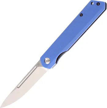 kapesní nůž Kansept Prickle 154CM Drop Point Blade Black Anodized Stainless Steel + Blue G10 T1012A4