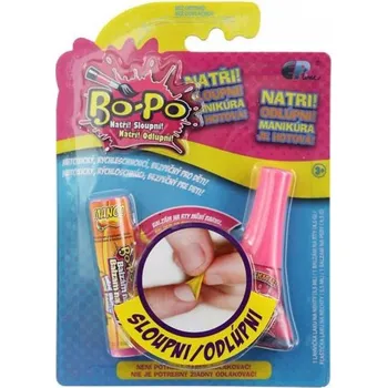 Lak na nehty Bo-Po Lak na nehty a balzám Tmavě růžová a zmrzlina