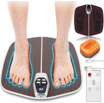 Masážní přístroj Stimulátor krevního oběhu Medic pro chodidla a nohy, masážní přístroj na nohy EMS, se 4 TENS