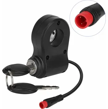 Příslušenství pro elektrokoloběžku Originální 2-pinový elektrický zámek pro Kukirin G2 Pro a G2 Max