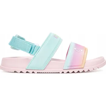 Dívčí sandály Roxy dětské sandály textilní zelené velikost 32