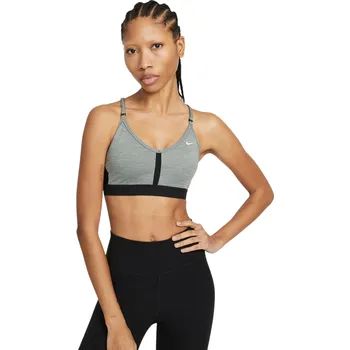 Podprsenka Dámská sportovní podprsenka s výztuží Nike W NK DF INDY V-NECK BRA W CZ4456-084 - XS | UK 1 | US 1,5Y