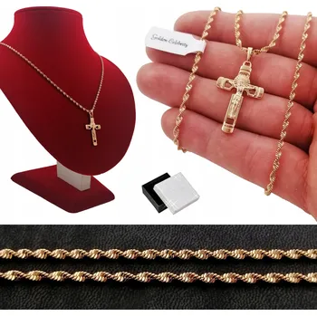 Náhrdelník ZLATÝ SINGAPURSKÝ ŘETÍZEK KROUCENÝ + SRDCE ZIRKONY 45 CM 2 MM