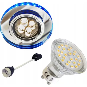 Stropní svítidlo kulaté Ø9cm modré LED+GU10 do obýváku kuchyně Candellux