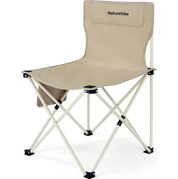 kempingová židle Naturehike skládací kempingová židle T01 - krémová (řada Shan Lan)