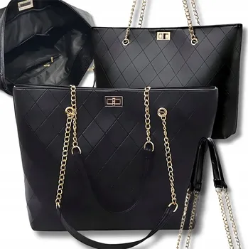 Kabelka EdiBazzar kabelka eko kůže černá