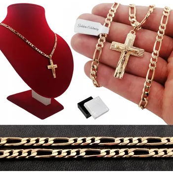 Řetízek ZLATÝ ŘETÍZEK FIGARO 55CM 5MM + DÁREK DÁREK