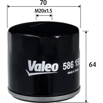 Filtr do auta Olejový filtr VALEO 586155