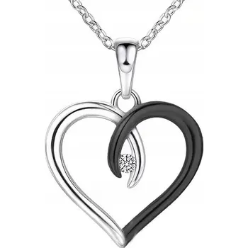 Náhrdelník Náhrdelník Medina - Stříbrná/Černá KP-28752