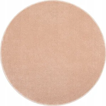 Koberec KOBEREC KULATÝ RŮŽOVÝ PUDROVÝ MĚKKÝ LIMA DO POKOJE PRO DÍVKU prům. 140 cm