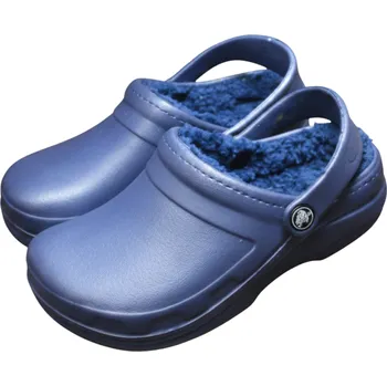 Chlapecké pantofle Listar 8861C Dětské gumové zateplené nazouváky tm.modré