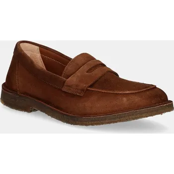 Dámská obuv Semišové mokasíny Astorflex Sadelflex, 43, hnědá, 88X