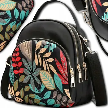 Batoh Dámský Stylový Vícebarevný Polyester 3 komory Zámek