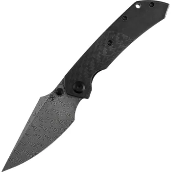 kapesní nůž Kansept Fenrir DAM BW Titanium, Twill CF with G10 K1034D1