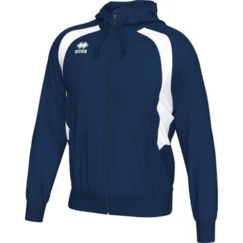 ERREA´ ERREA ARIS Mikina s kapucí BARVA: tmavě modrá - bílá, Velikost: XXS Raglánové rukávy, kontrastní vsadky, kapuce se šňůrkami