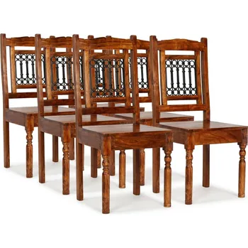 Jídelní židle Jídelní židle 6 ks masivní dřevo klasické - 8718475622437