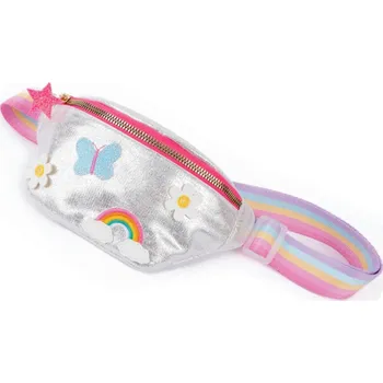 Outdoorové zavazadlo Metalická ledvinka Great Pretenders - Rainbows & Butterflies