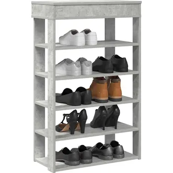 Botník betonově šedý 60x30x98 cm kompozitní dřevo - 8721158649577