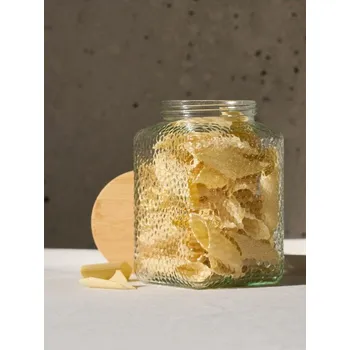 Dóza na potraviny Sinsay - Skleněná dóza na potraviny s bambusovým víkem - clear - 578IN-CLR - 578IN-CLR-ONE