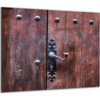 Obraz SKLENĚNÁ OCHRANNÁ DESKA NA SPORÁK 60x52 DŘEVO