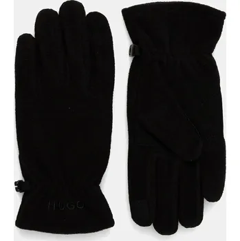 Rukavice Rukavice HUGO Lacko-FL-E 50548737 černá 99X, vel. S