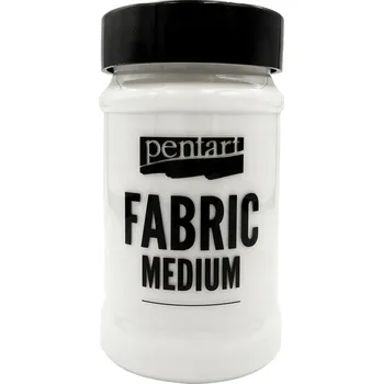 Výtvárné potřeby Médium na textil a kůži Pentart 100 ml bezbarvé 1 ks