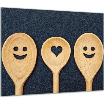 Obraz SKLENĚNÁ OCHRANNÁ DESKA NA SPORÁK 60x52 LŽÍCE