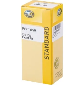 Povinná bezpečnostní výbava Žárovka, směrová svítilna Hella RY10W 10 W 10 ks