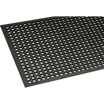 Rohožka Gumová rohožka s nájezdem 80x120 cm, děrovaná, ZESÍLENÁ
