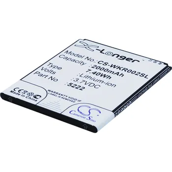 Baterie pro mobilní telefon Baterie Cameron Sino CS-WKR002SL pro Wiko Rainbow Lite 4G - neoriginální