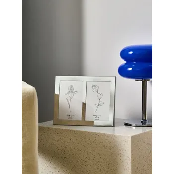 Rám na obraz Sinsay - Stříbrný rámeček na dvě fotografie - sříbrná - 842IO-SLV - 842IO-SLV-ONE