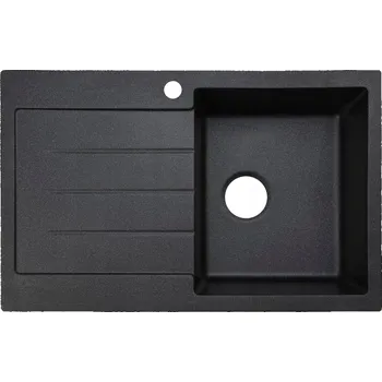Granitový dřez Jednodřez Lavello granit černý