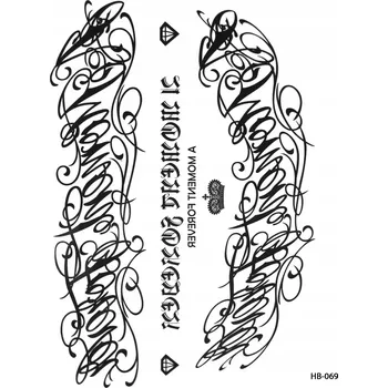 Odstranitelné tetování Dočasné tetování TATTOO 3D vzory nápis nápisy