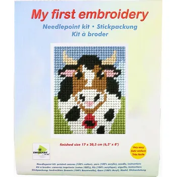 Vyšívací vzor Anex-bis Moje první vyšívání - kravička
