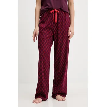 Dámské pyžamo Pyžamové kalhoty HUGO CASUAL PANTS 50556937 fialová 49X, vel. L