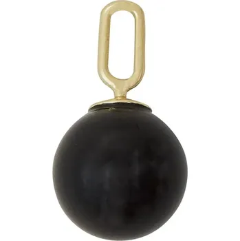 Přívěsek Pozlacený stříbrný přívěsek Design Letters 90302021BLACKAGATE zlatá GLD, vel. ONE SIZE