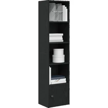 Knihovna Knihovna černý dub 31x24x127 cm kompozitní dřevo - 8721158664600