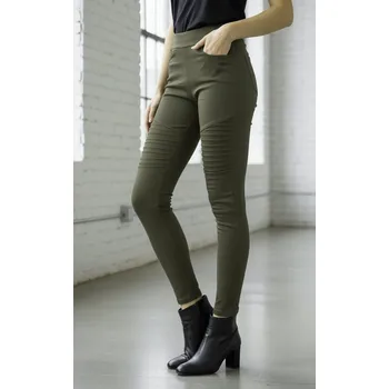 Dámské legíny Dámské kalhotové legíny khaki