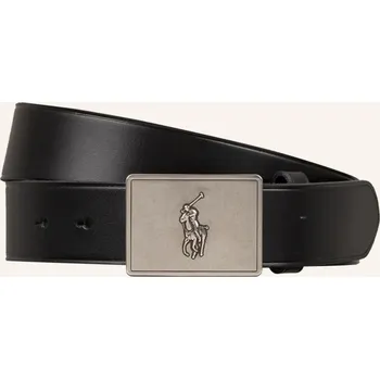 Opasek Polo Ralph Lauren Pánský Kožený Opasek, černá, 100