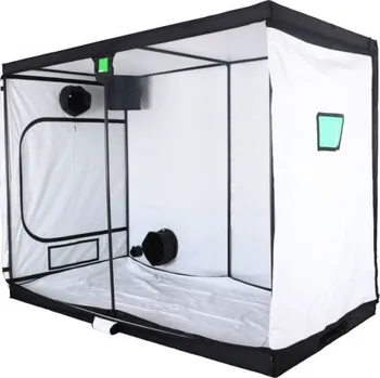Pěstební box BudBox White PRO XXL+ HL 150x300x220 cm, bílá fólie