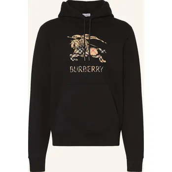 Pánská mikina Burberry Pánská Mikina S Kapucí Reilly, černá / béžová /...